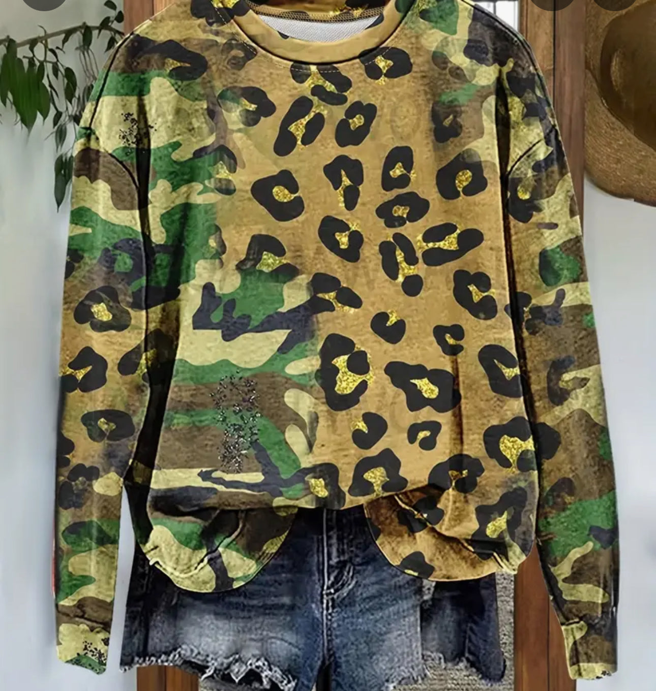 Leopard Print Sweatshirt