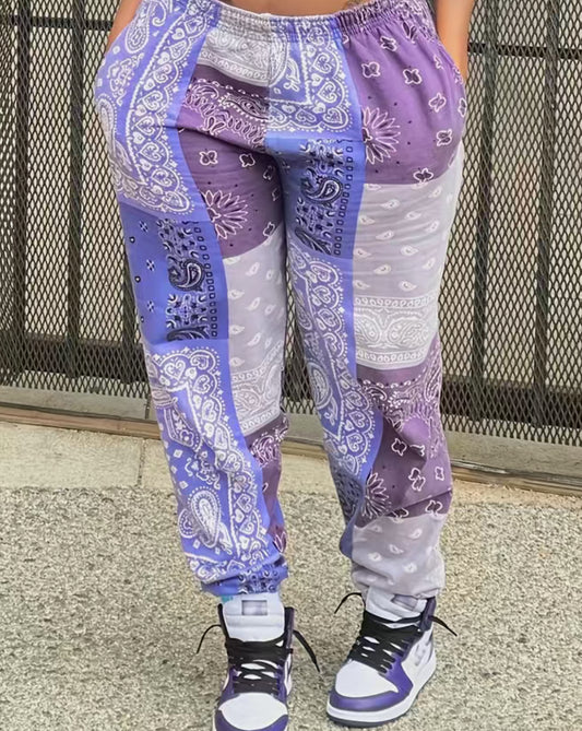 Patchwork Joggers